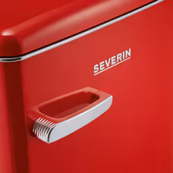 Severin RKS 8830 Retro frigo combine Pose libre 108 L D Rouge