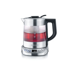 Severin WK 3473 bouilloire 1 L 2200 W Acier inoxydable, Transparent