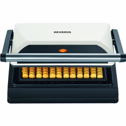 Severin WA 2114 moule à gauffres 12 gauffre(s) 800 W Noir, Acier inoxydable