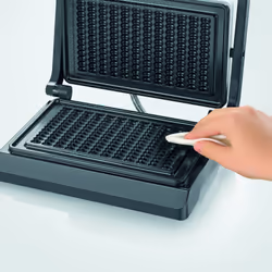 Severin WA 2114 moule à gauffres 12 gauffre(s) 800 W Noir, Acier inoxydable