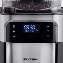 Severin KA 4814 Machine à Café Filtre Semi-Automatique avec Broyeur Intégré Noir - Vue supplémentaire 7