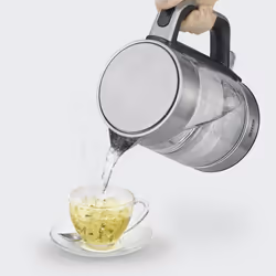 Severin WK 3420 bouilloire 1,7 L 2200 W Noir, Acier inoxydable, Transparent - Vue supplémentaire 4