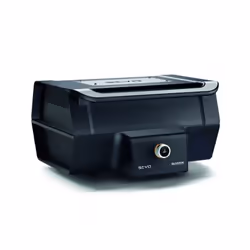 Severin PG 8106 SEVO GT, 3000 W, Grill, Electrique, 415 x 315 mm, Barbecue Skottel braai, Noir, Argent