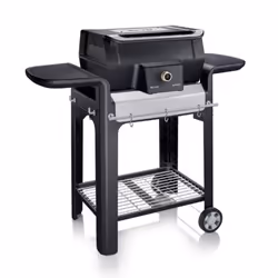 Severin PG 8107 SEVO GTS, 3000 W, Grill, Electrique, 415 x 315 mm, Chariot, Noir, Argent