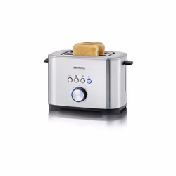 Severin AT 2510, 2 part(s), Noir, Acier inoxydable, Acier inoxydable, Boutons, Rotatif, Chine, 800 W