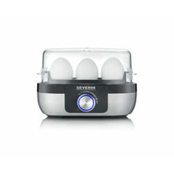 Severin EK 3163 3 œufs Noir, Acier inoxydable, Transparent