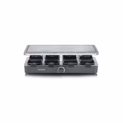 Severin RG2372 raclette 8 personne(s) 1400 W Noir, Acier inoxydable