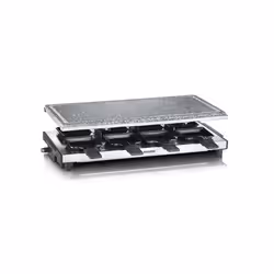 Severin RG 2374 raclette 8 personne(s) 1500 W Noir, Acier inoxydable