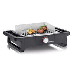 Severin PG 8123 STYLE EVO Grill Ensemble de cuisson Electrique Noir, Acier inoxydable 2500 W