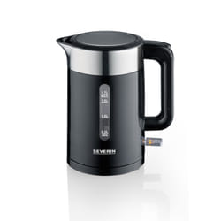 Severin WK 9265 bouilloire 1,7 L 2200 W Noir, Acier inoxydable