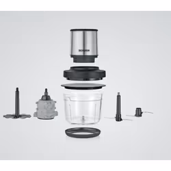 Severin KM3866 hachoir électrique 1 L 200 W Noir, Acier inoxydable