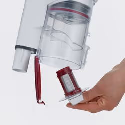 Severin HV 7152 aspirateur balai et balai électrique Batterie Sec Sac à poussière 0,5 L 120 W Rouge, Blanc 2,2 Ah - Vue supplémentaire 5