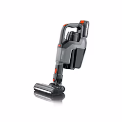 Severin HV 7185 aspirateur balai et balai électrique Batterie Sec HEPA Sac à poussière 1 L 280 W Noir, Gris 2,5 Ah