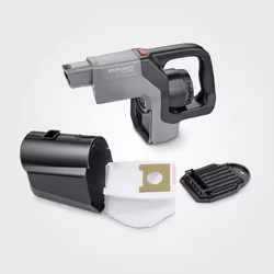Severin HV 7185 aspirateur balai et balai électrique Batterie Sec HEPA Sac à poussière 1 L 280 W Noir, Gris 2,5 Ah - Vue supplémentaire 9
