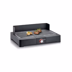 Severin PG 8565 Grill Dessus de table Electrique Noir, Acier inoxydable 2200 W