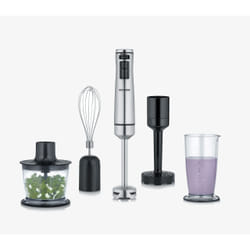 Severin SM 3774 blender 0,7 L Mélangeur par immersion 1000 W Noir, Acier inoxydable