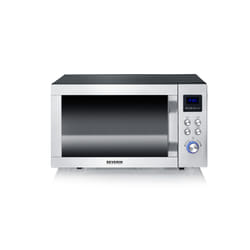 Severin MW 7777 micro-onde Comptoir Micro-ondes grill 25 L 900 W Noir, Acier inoxydable