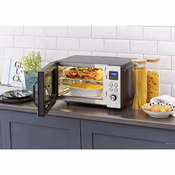 Severin MW 7777 micro-onde Comptoir Micro-ondes grill 25 L 900 W Noir, Acier inoxydable - Vue supplémentaire 5