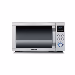 Severin MW 7774, Comptoir, Micro-onde combiné, 25 L, 900 W, Bouton, Rotatif, Tactile, Argent