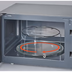 Severin MW 7773 micro-onde Comptoir Micro-ondes grill 20 L 800 W Argent, Acier inoxydable