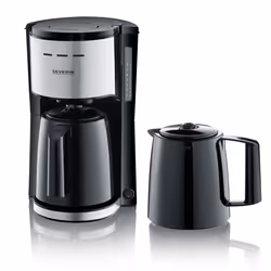 Severin KA 9308, Machine à café filtre, 1 L, Café moulu, 1000 W, Noir, Acier