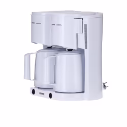 Severin KA 9314, Machine à café filtre, 1 L, Café moulu, 1000 W, Blanc