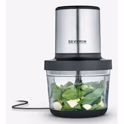 Severin KM 3867 hachoir électrique 1 L 400 W Noir, Argent, Transparent - Vue supplémentaire 2