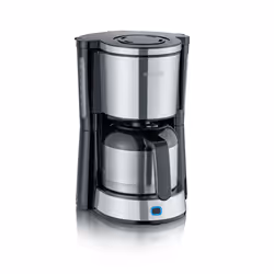 Severin KA 4847, Machine à café filtre, 1 L, Café moulu, 1000 W, Noir, Acier inoxydable