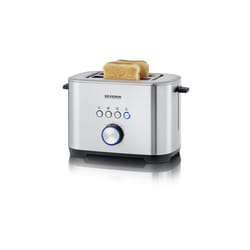 Severin AT 2620 grille-pain 7 2 part(s) 800 W Noir, Acier inoxydable