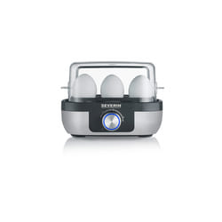 Severin EK 3169 cuiseur d'oeufs 6 œufs 420 W Noir, Acier inoxydable