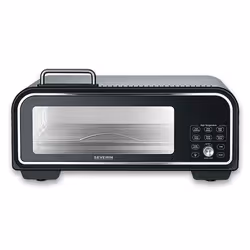 Severin PG 8575, 1 pizza(s), Noir, Numérique, 400 °C, 40 - 400 °C, 2000 W