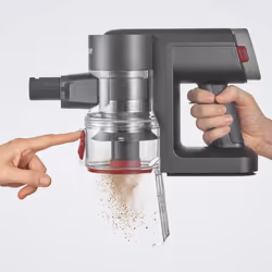 Severin HV 7968 Aspirateur balai Batterie Sec Sac à poussière 0,4 L 300 W Anthracite, Rouge, Argent 2000 Ah - Vue supplémentaire 4
