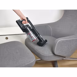Severin HV7966 aspirateur balai et balai électrique Batterie Sec Sac à poussière 0,5 L 120 W Noir, Rouge, Argent 2200 Ah