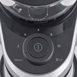 Severin KM 3880 appareil à moudre le café 140 W Noir, Acier inoxydable