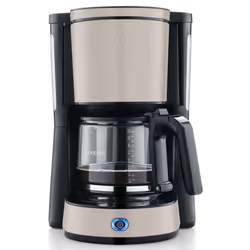 Severin KA 9575, Machine à café filtre, Café moulu, 1000 W, Noir, Argent