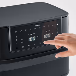Severin FR 2490 Friteuse à Air Chaud Double 9 L 2600 W Noir - Vue supplémentaire 4