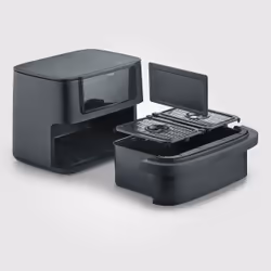 Severin FR 2490 Friteuse à Air Chaud Double 9 L 2600 W Noir - Vue supplémentaire 5