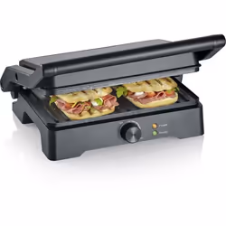 Grill SEVERIN - KG2391 - Surface de cuisson 28x17cm - Ouverture 180°C - 1800W