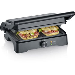 Grill SEVERIN - KG2391 - Surface de cuisson 28x17cm - Ouverture 180°C - 1800W