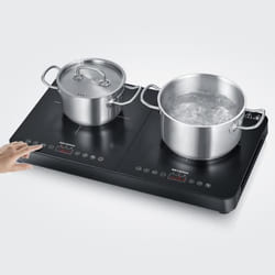 Plaque De Cuisson Posable Severin - Dk9194 - 2 Foyers - 10 Niveaux De Puissance - 3400w