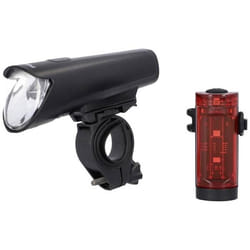 FISCHER FAHRRAD Kit déclairage de vélo 45 LUX small-box LED noir