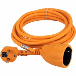UNITEC 44583 Rallonge Schuko H05VV-F 3G1 5 mm 2 3 m Orange