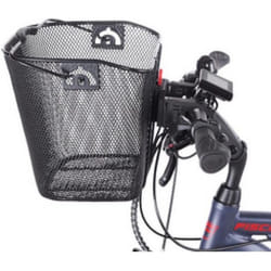 Panier sur guidon - FISCHER - Noir - Pour vélo électrique - Mixte - Adulte