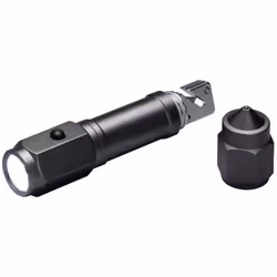 Lampe de poche LED Unitec 77884 avec coupe-ceinture et brise-vitre - Gris foncé La lampe de poche LED Unitec 77884 est un out ...