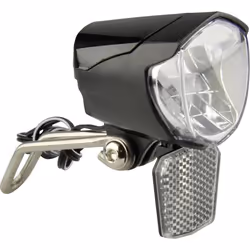 FISCHER FAHRRAD Phare de vélo 85355 LED à dynamo noir  ECLAIRAGE POUR CYCLE