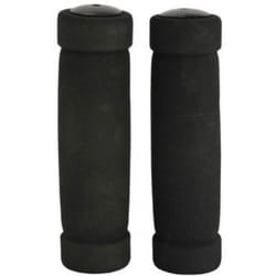 Poignées de guidon pour vélo Fischer Soft - Noir