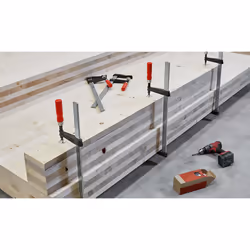 BESSEY TGK80 serre-joints Fixation F 80 cm Aluminium, Noir, Rouge