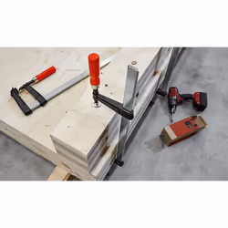 BESSEY TGK80 serre-joints Fixation F 80 cm Aluminium, Noir, Rouge
