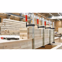 BESSEY TKPN100BE serre-joints Fixation F 100 cm Aluminium, Noir, Rouge