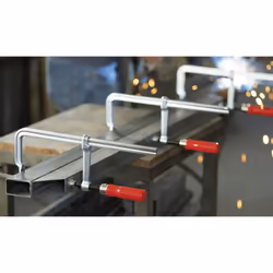 BESSEY GS80 serre-joints Fixation F 80 cm Aluminium, Rouge